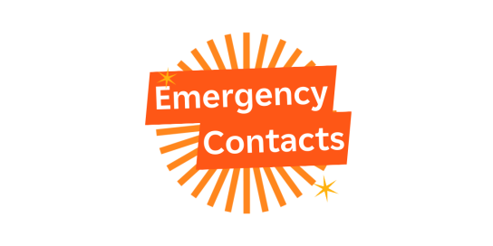 emergency contacts text