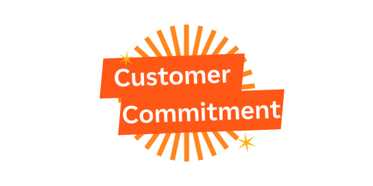 customer commitment text