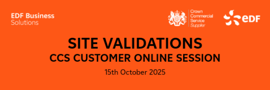 Orange Banner with text - Site Validations